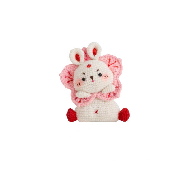 Kit de crochet para muñecos de animales con la cabeza inclinada