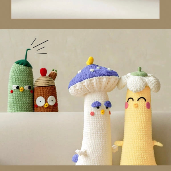 Kit de almohada de crochet con pollito