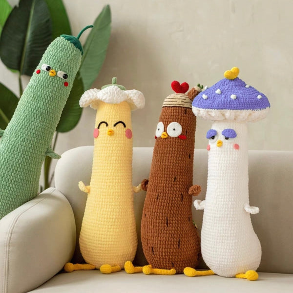 Kit de almohada de crochet con pollito
