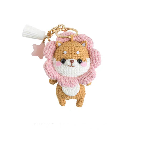 Kit de crochet con dijes de animales para muñecas