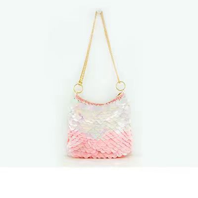 Kit de crochet para bolso de escamas de colores