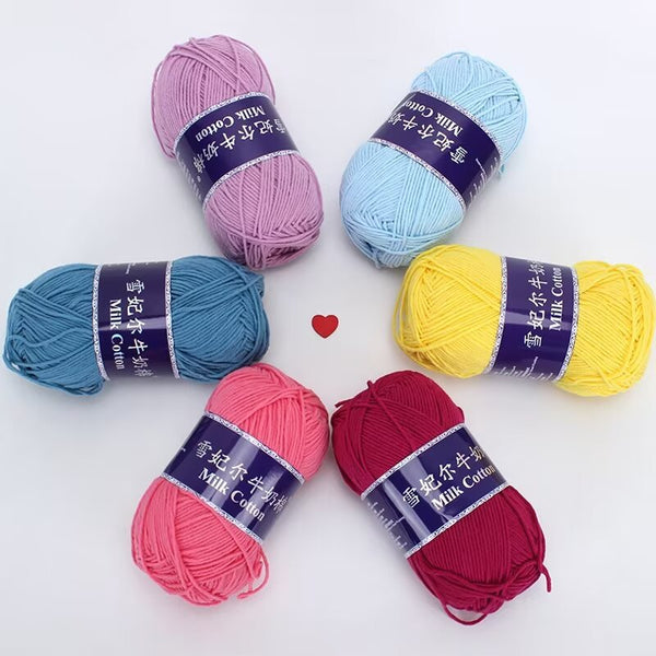 Milk cotton yarn, Note the color you want.