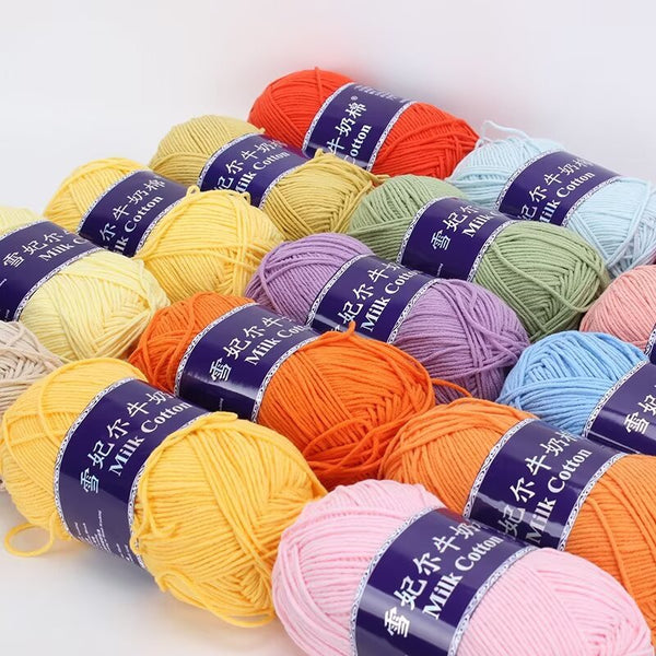 Milk cotton yarn, Note the color you want.